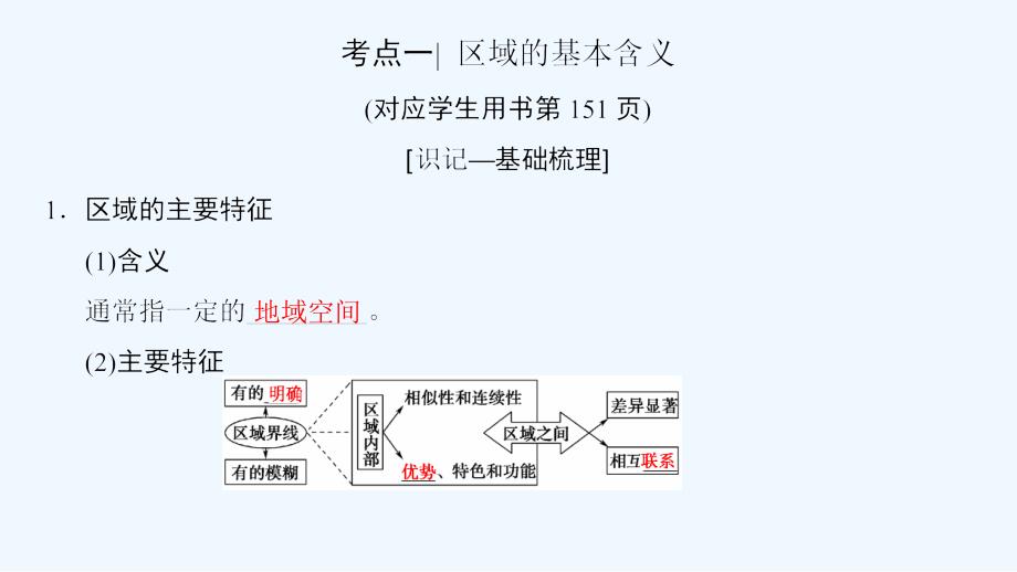 高考地理总复习（湘教通用）一轮复习课件：第9章 第1节 区域的基本含义和区域发展阶段 .ppt_第4页