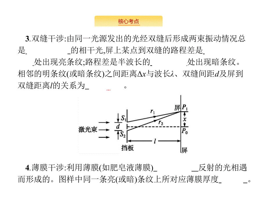 高考物理（课标）大一轮复习课件：第十五章 第2节　光的波动性　电磁波　相对论 .pptx_第3页
