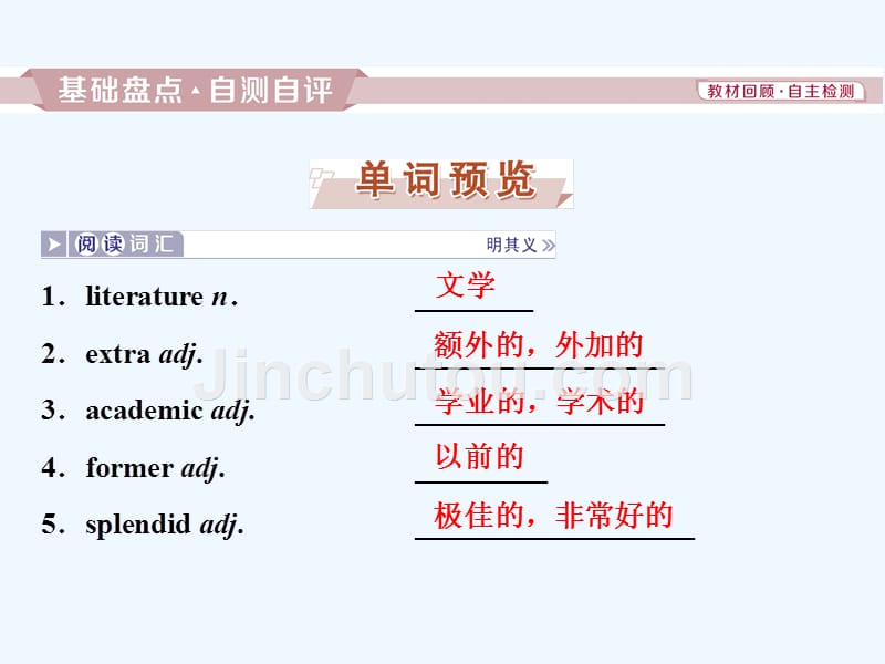 高考英语（译林牛津）教材复习课件：必修1 Unit 1　School life .ppt_第2页