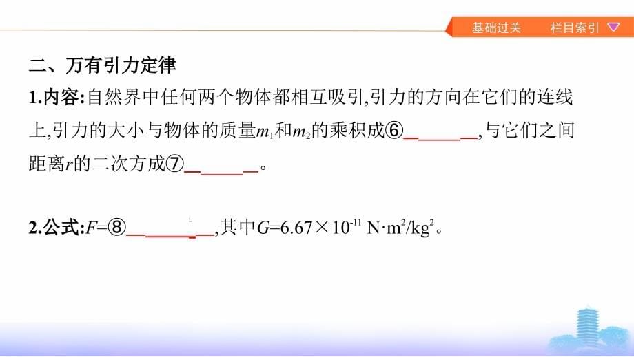 高考物理（山西）一轮复习课件：第四章 04-第4讲　万有引力与航天 .pptx_第5页