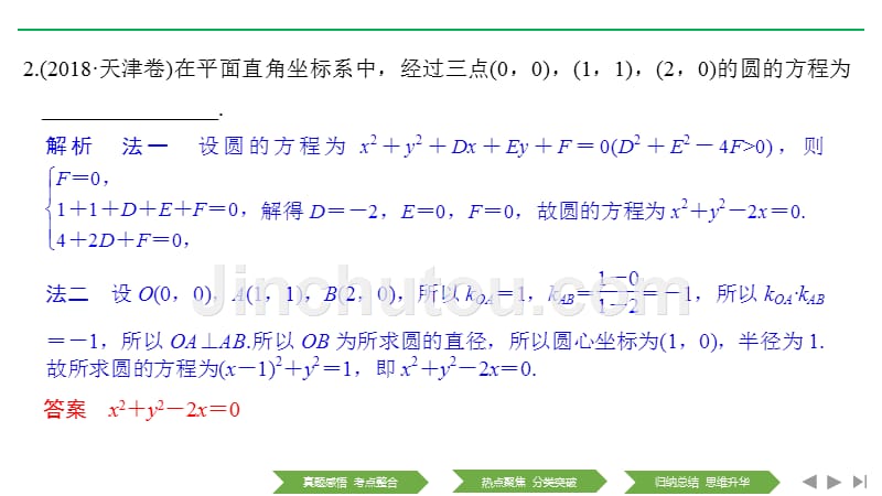 高考数学（文）二轮培优（全国通用）课件：专题五 第1讲 直线与圆 .pptx_第4页