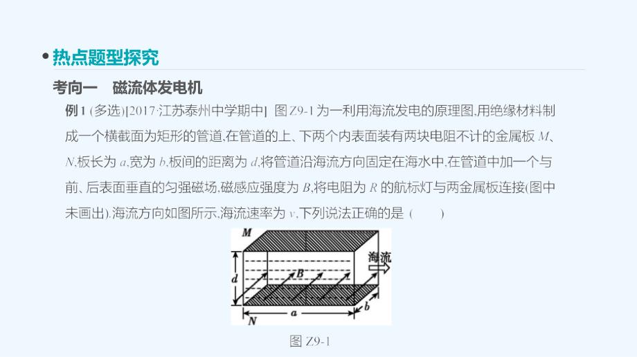 高考物理大一轮复习方案（江苏）课件：第9单元 专题九 带电粒子在叠加场中的运动 .ppt_第4页