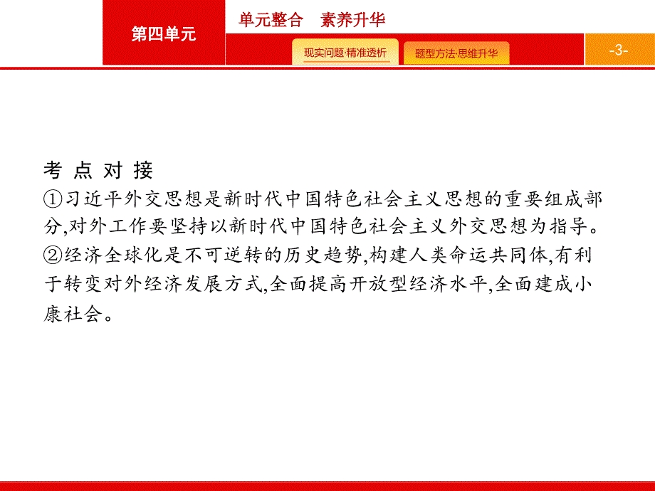 高考政治人教广西一轮复习课件：必修2 第4单元 单元整合 素养提升 .pptx_第3页