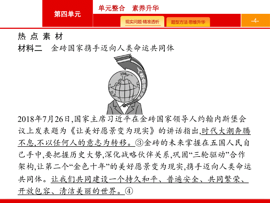 高考政治人教广西一轮复习课件：必修2 第4单元 单元整合 素养提升 .pptx_第4页