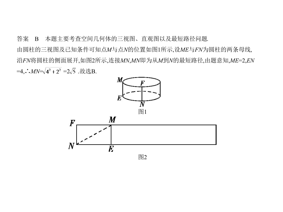 高考数学理科一轮复习（全国2卷 B）课件：&amp#167;8.1　空间几何体的三视图、表面积和体积 .pptx_第3页