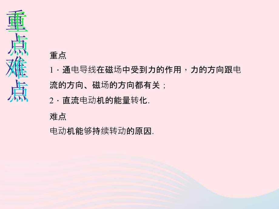 九年级物理全册第20章第4节电动机教学课件（新版）新人教版.ppt_第3页