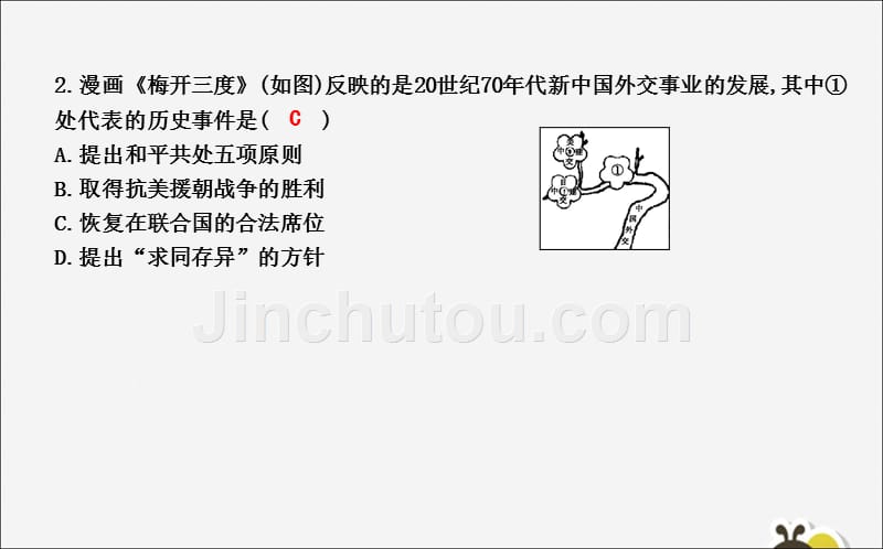 七年级历史下册第五单元国防建设与外交成就复习课件鲁教版五四制.ppt_第4页