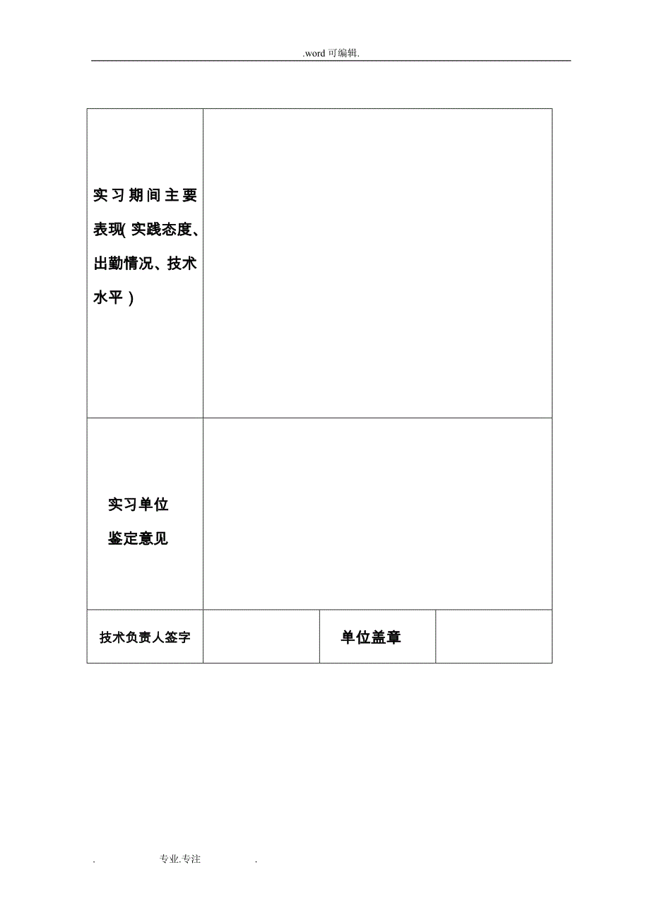 安徽电大建筑施工与管理专业实习报告毕业论文正稿_第4页