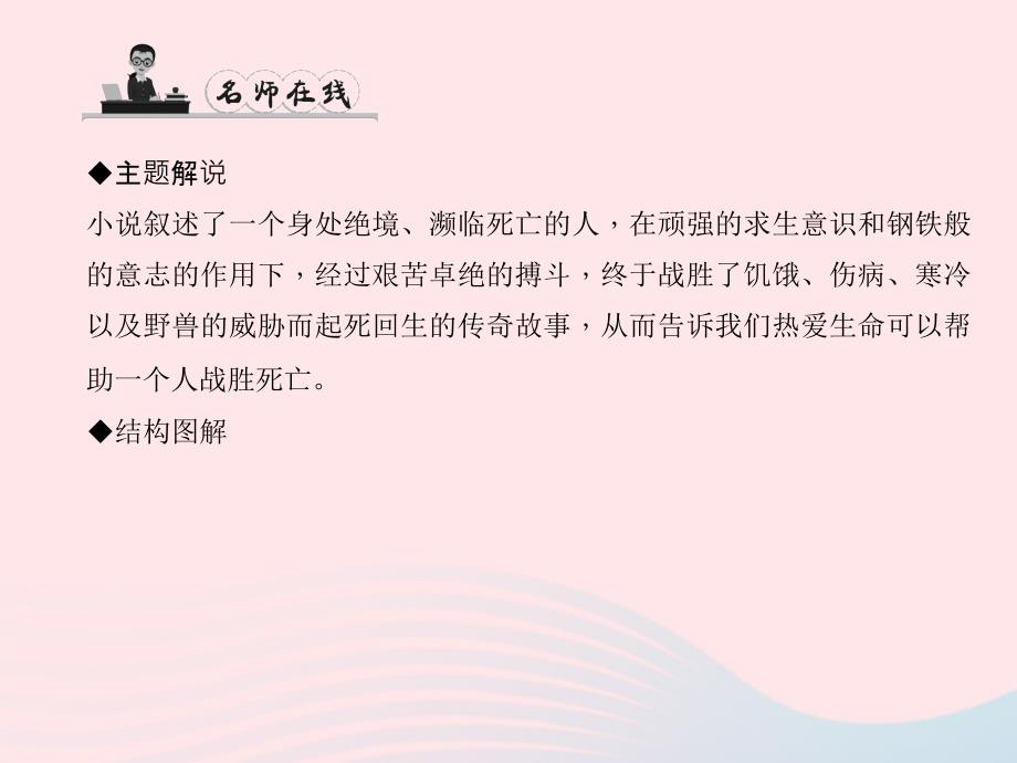 九年级语文下册第二单元8热爱生命(节选)习题课件新新人教.ppt_第3页