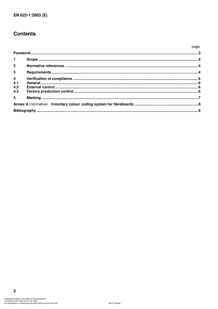 EN 622-1-2003纤维板.要求.第1部分一般要求.pdf_第4页