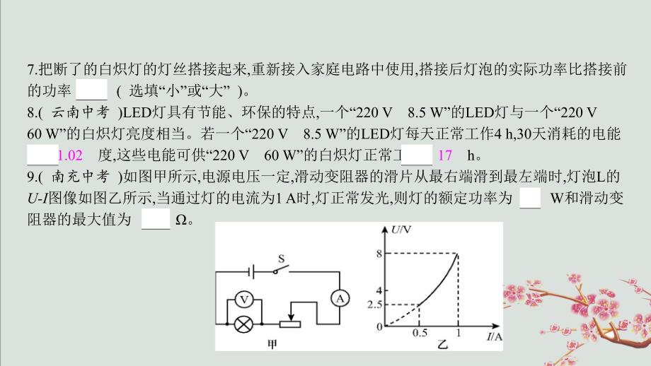 九年级物理全册第十六章电流做功与电功率第二节电流做功的快慢第2课时额定功率与实际功率课件（新版）沪科版.ppt_第4页