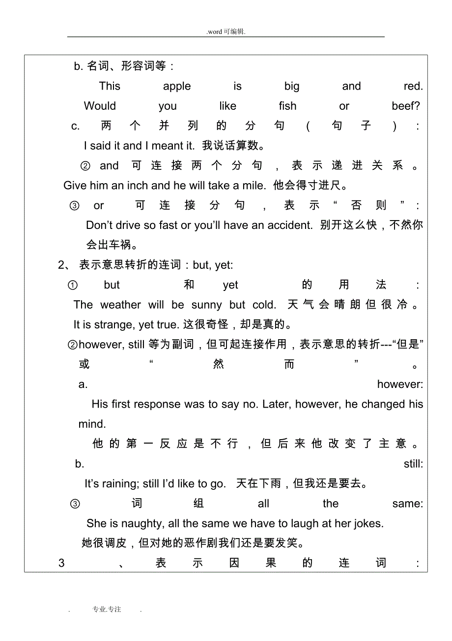 初中英语语法___连词讲解_第2页