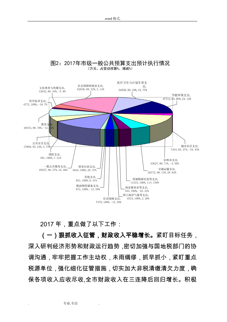 关于庆阳市2017年财政预算执行情况和2018年全市与市级财_第4页