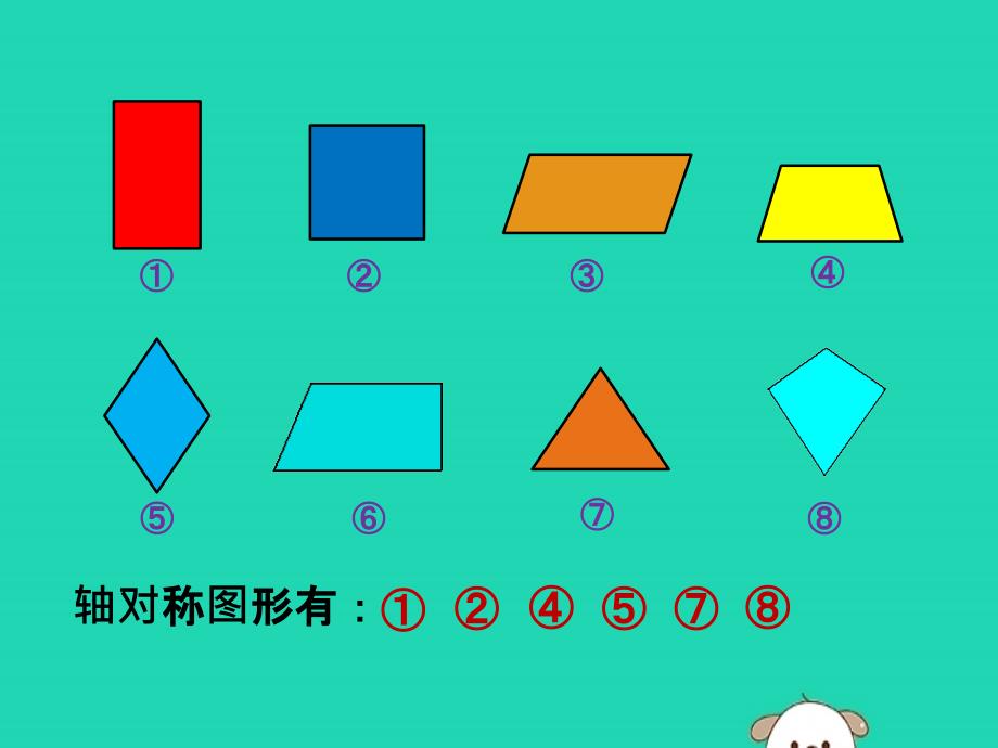 五年级数学上册第2单元轴对称和平移第1节轴对称再认识一课件北师大.pptx_第3页