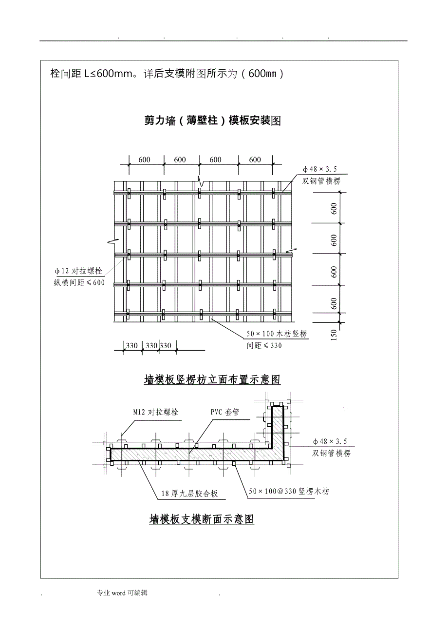 模板施工技术交底大全_第3页