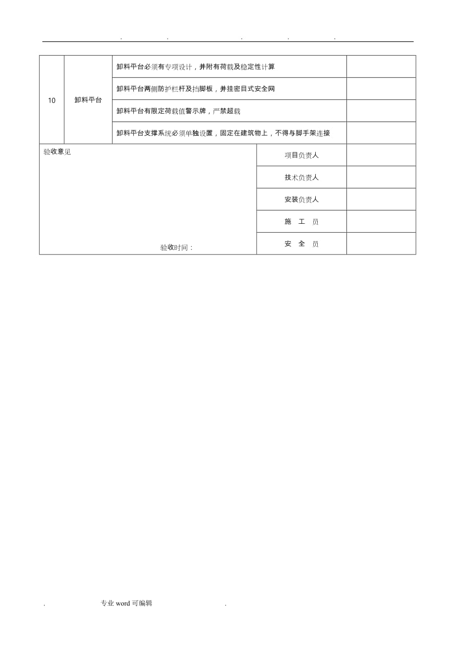 脚手架验收表格模板_第3页