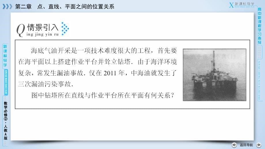 人教版高中数学必修二课件：2.3　直线、平面垂直的判定及其性质2.3.3 .ppt_第5页