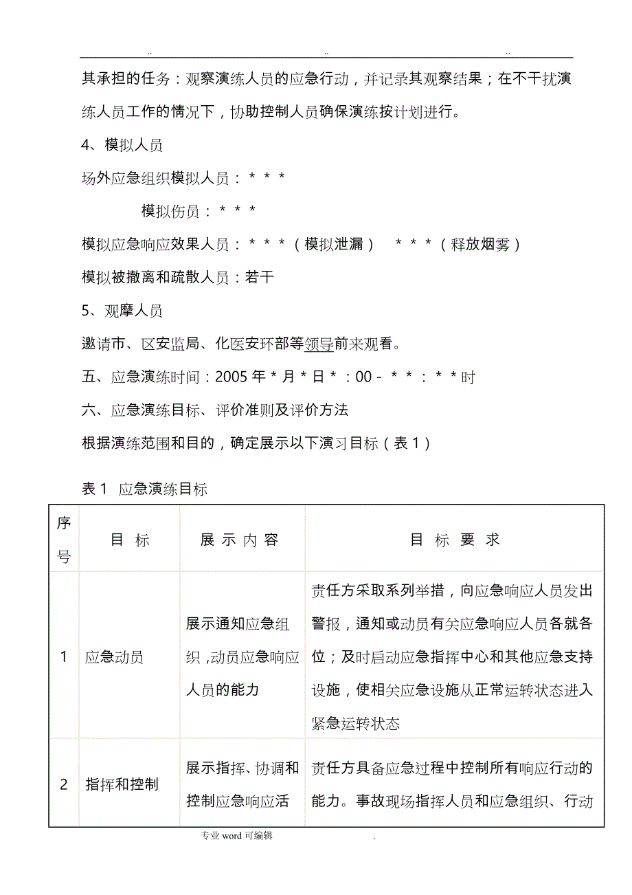 生产安全事故应急救援_演练方案_第3页