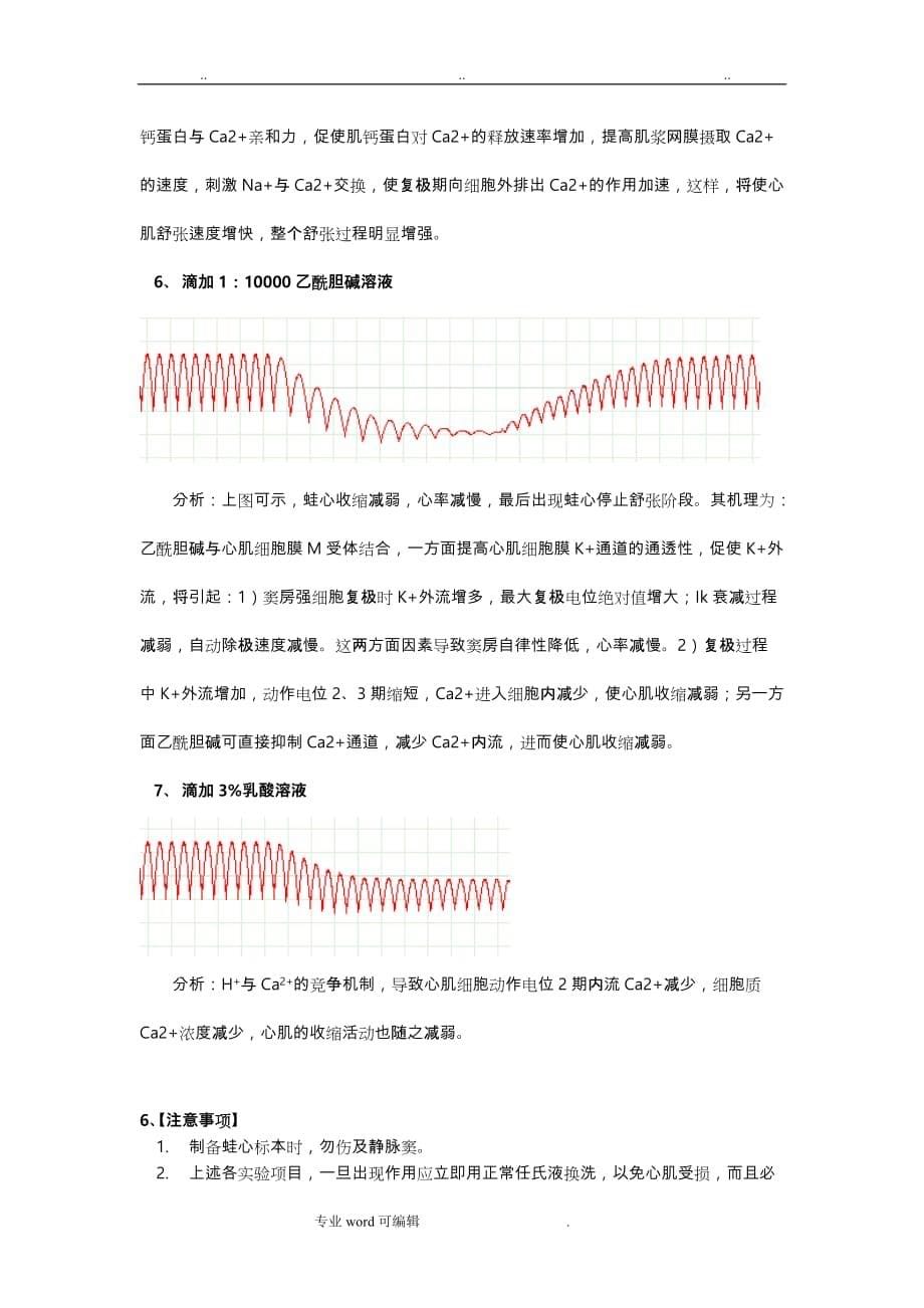 生理学实验报告_蛙心灌流_(2)_第5页