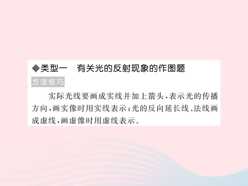 八年级物理上册专题四光现象作图习题课件新教科.ppt_第2页