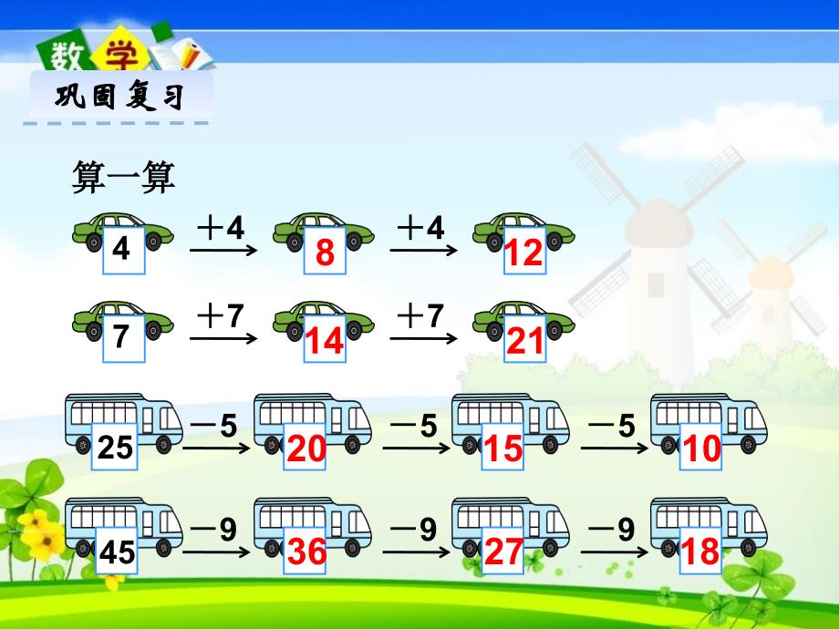 最新冀教版版一年级下册数学《8.2找规律二》PPT课件_第3页