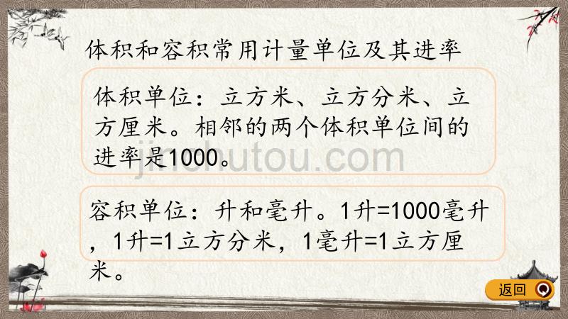 苏教版六年级下册数学 2.7 图形的认识、测量7 PPT课件_第5页