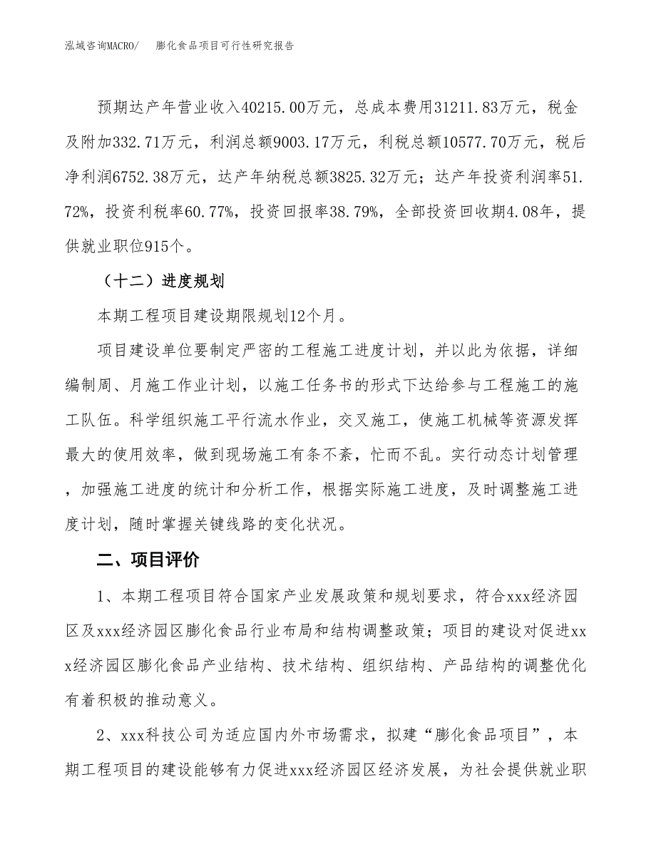 膨化食品项目可行性研究报告（参考立项模板）.docx_第3页