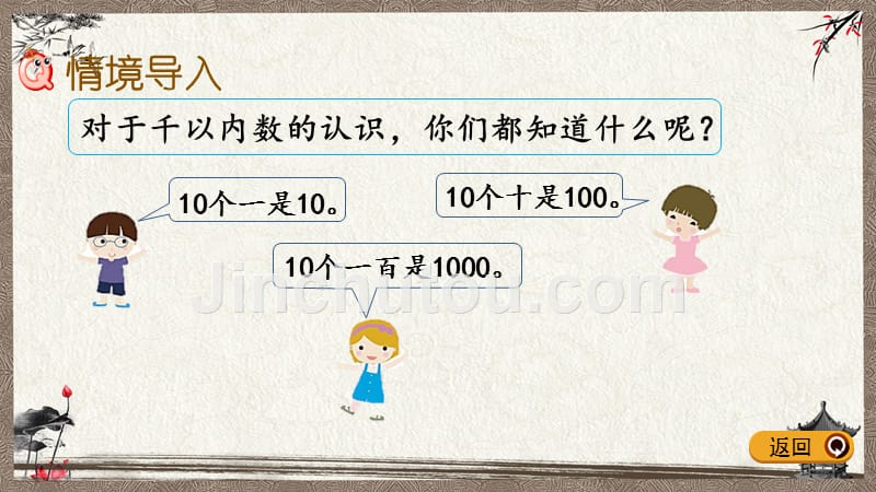 人教版（六年制）一年级下册数学 7.2 1000以内数的组成和读写 PPT课件_第2页