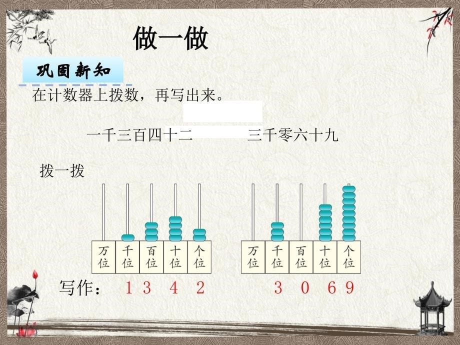 新人教版二年级下册数学教学课件 7.510000以内数的读法、写法_第5页