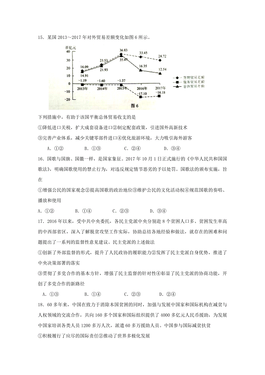 四川省高三文综4月月考试题.doc_第4页