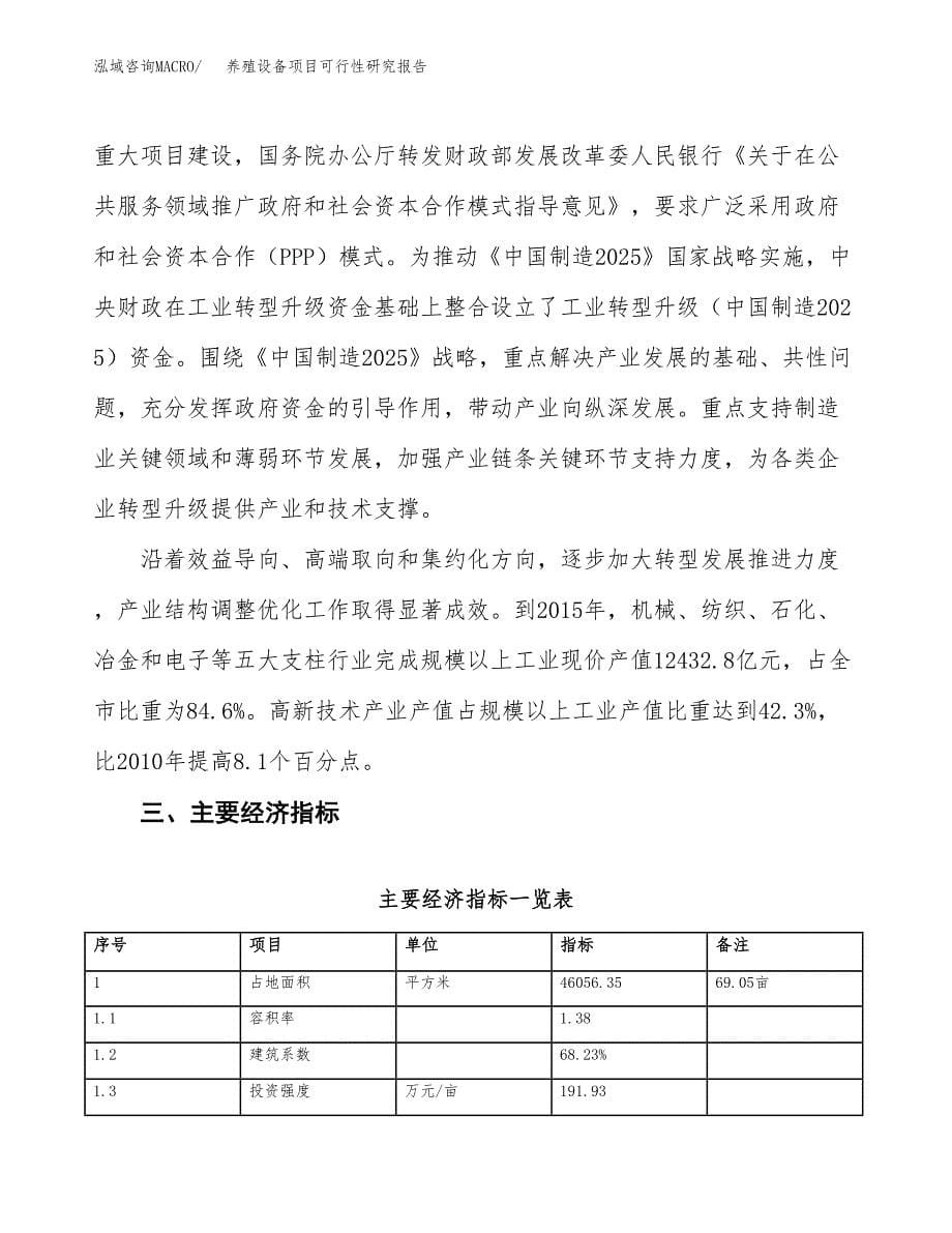 养殖设备项目可行性研究报告（参考立项模板）.docx_第5页