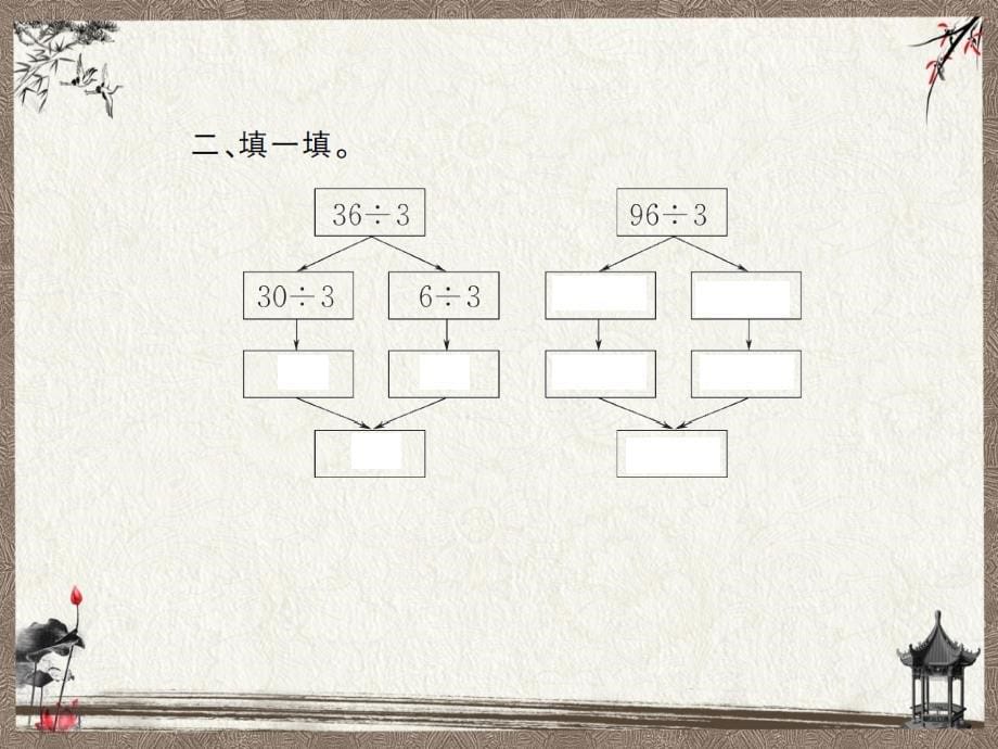 新人教版三年级下册数学课时练 2.2口算除法（2）_第5页