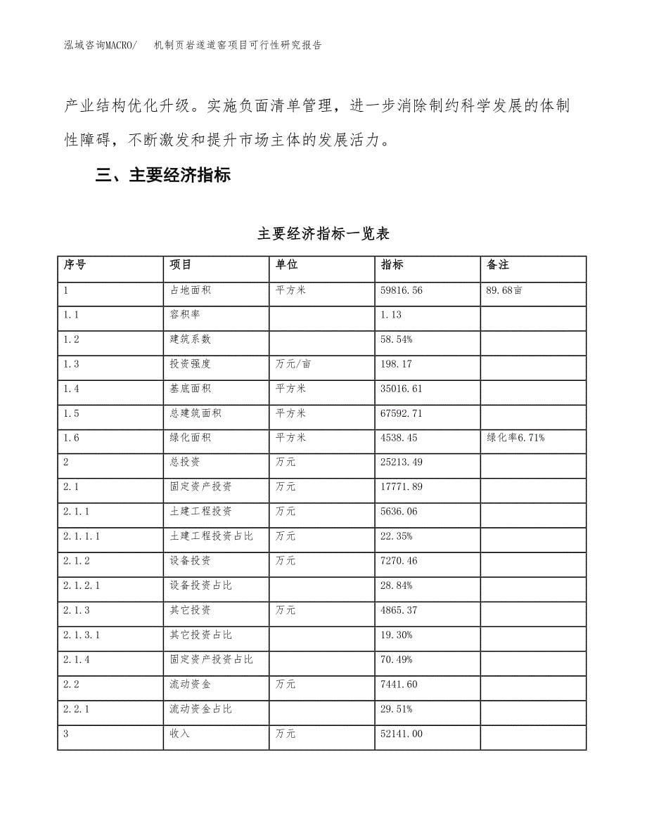 机制页岩遂道窑项目可行性研究报告（参考立项模板）.docx_第5页