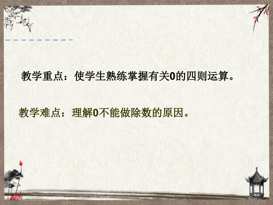 新人教版四年级下册数学教学课件 1.3有关0的运算_第3页