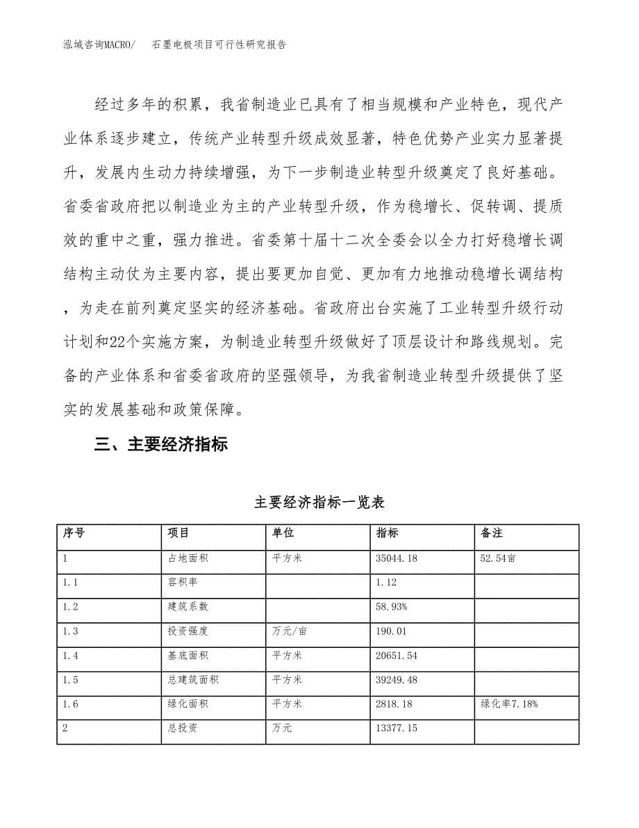 石墨电极项目可行性研究报告（参考立项模板）.docx_第5页