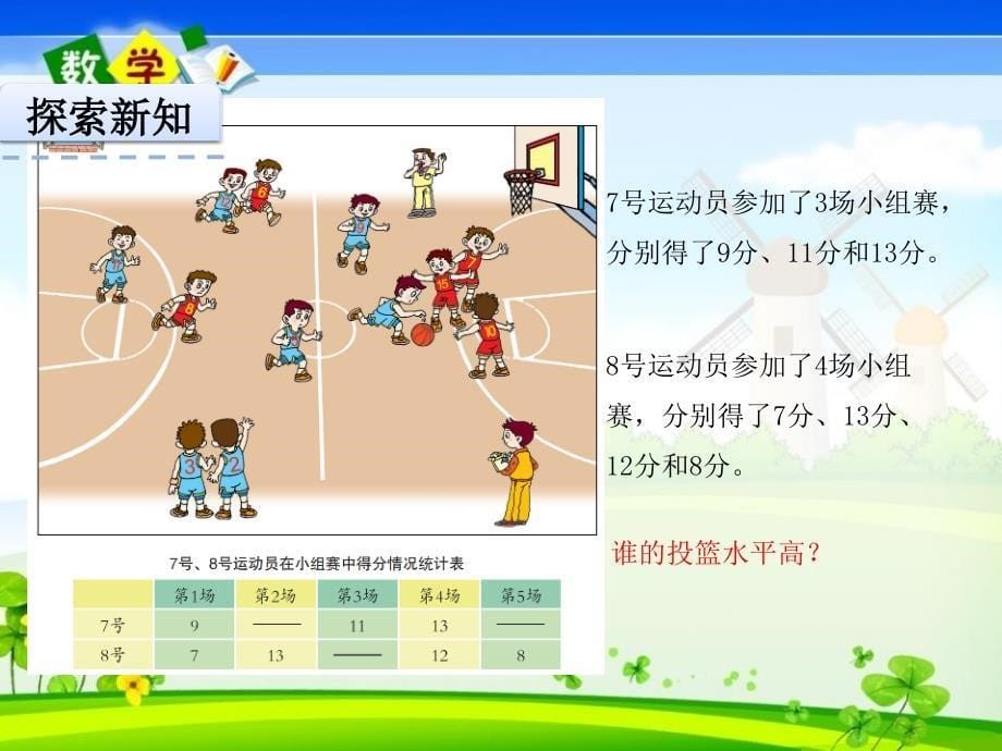 最新青岛版（六年制）四年级下册数学《8.1求平均数》PPT课件_第5页