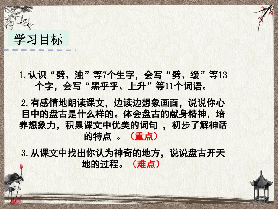 部编人教版四年级上册语文 12 盘古开天地(1)(1) PPT课件_第2页