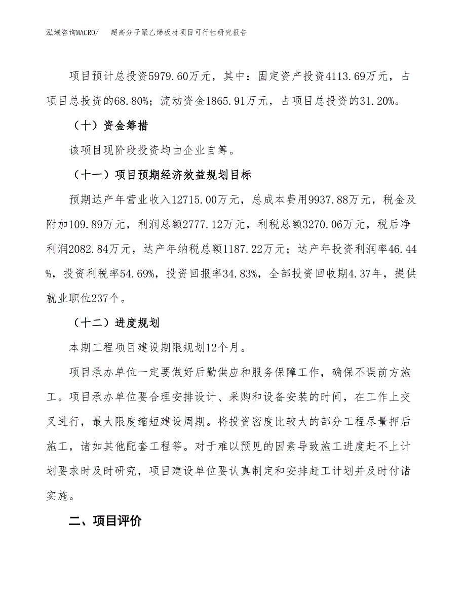 超高分子聚乙烯板材项目可行性研究报告（参考立项模板）.docx_第3页