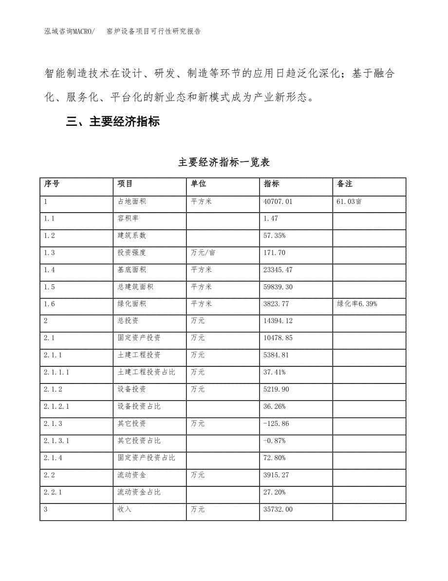 窑炉设备项目可行性研究报告（参考立项模板）.docx_第5页