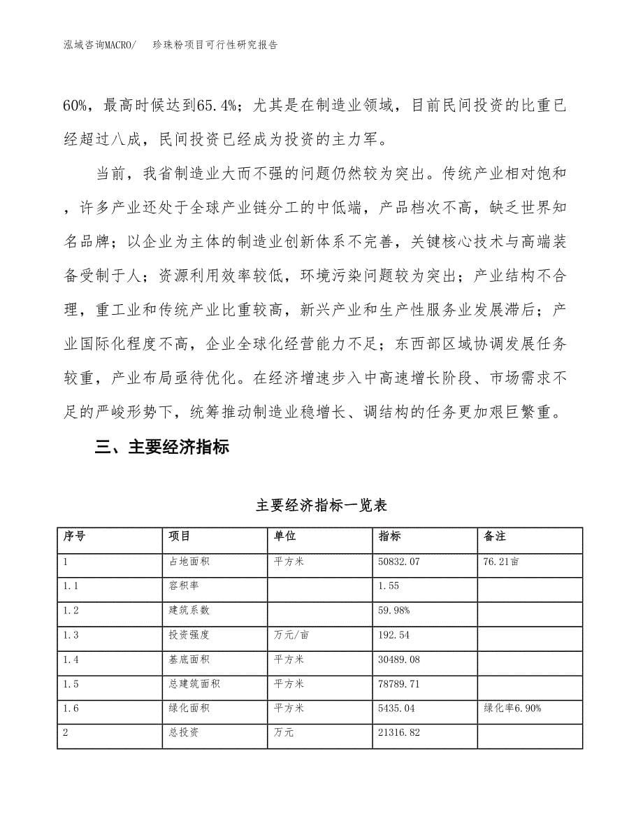 珍珠粉项目可行性研究报告（参考立项模板）.docx_第5页