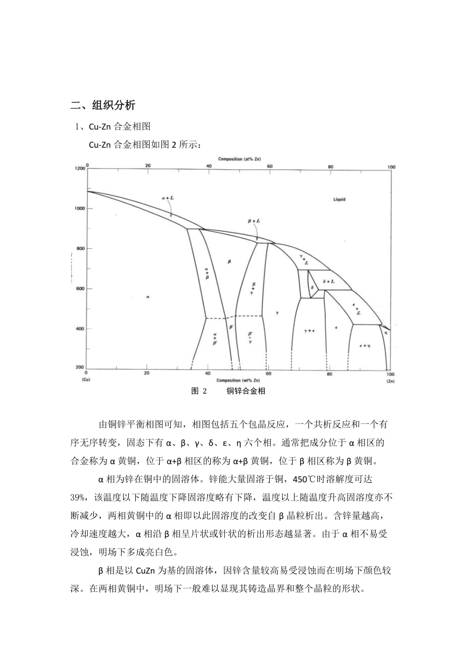 未知显微组织样品的金相分析(Cu-Zn)_第3页