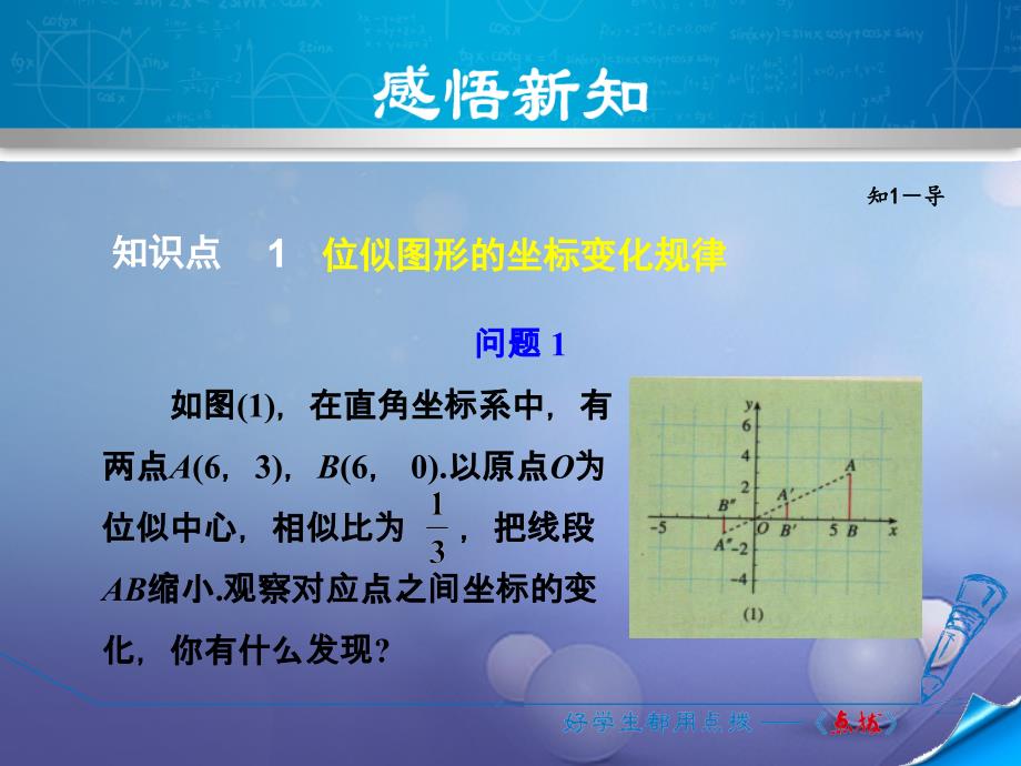 2017秋九年级数学上册 4.8.2 平面直角坐标系中的位似变换课件 （新版）北师大版_第4页