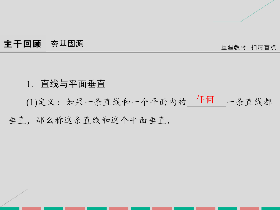 2017届高考数学大一轮复习 第七章 立体几何 第5课时 垂直关系课件 理 北师大版_第4页