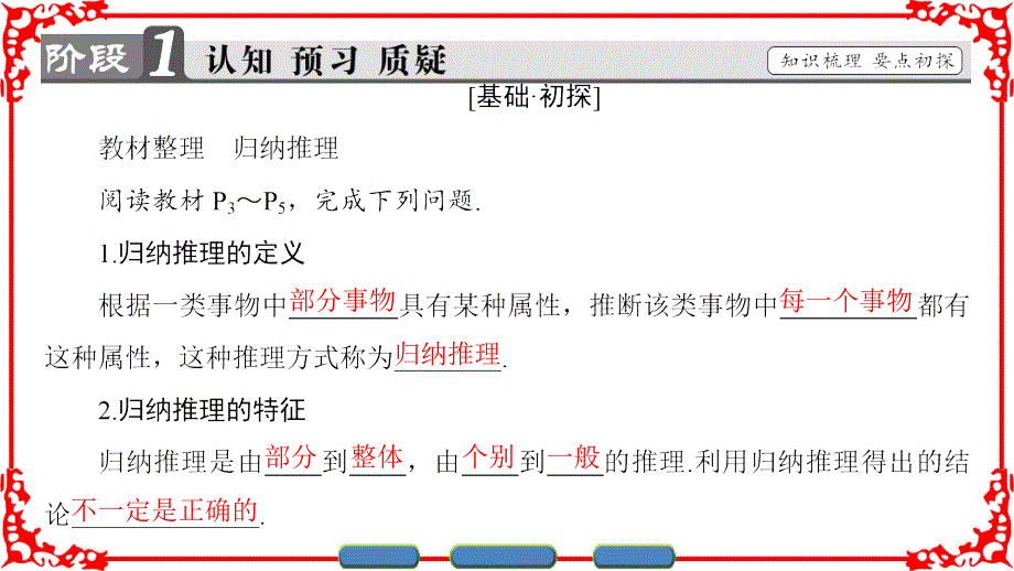 新课堂高中数学北师大版选修2-2课件：第1章 &amp#167;1 1.1　归纳推理 .ppt_第3页