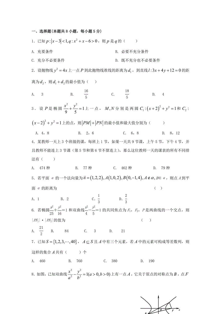 江苏省高一数学3月月考试题（创新班）.doc_第1页