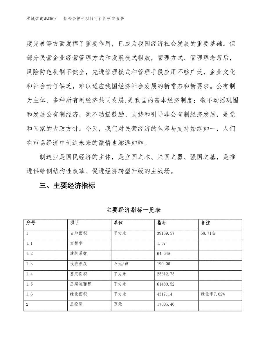 铝合金护栏项目可行性研究报告（参考立项模板）.docx_第5页