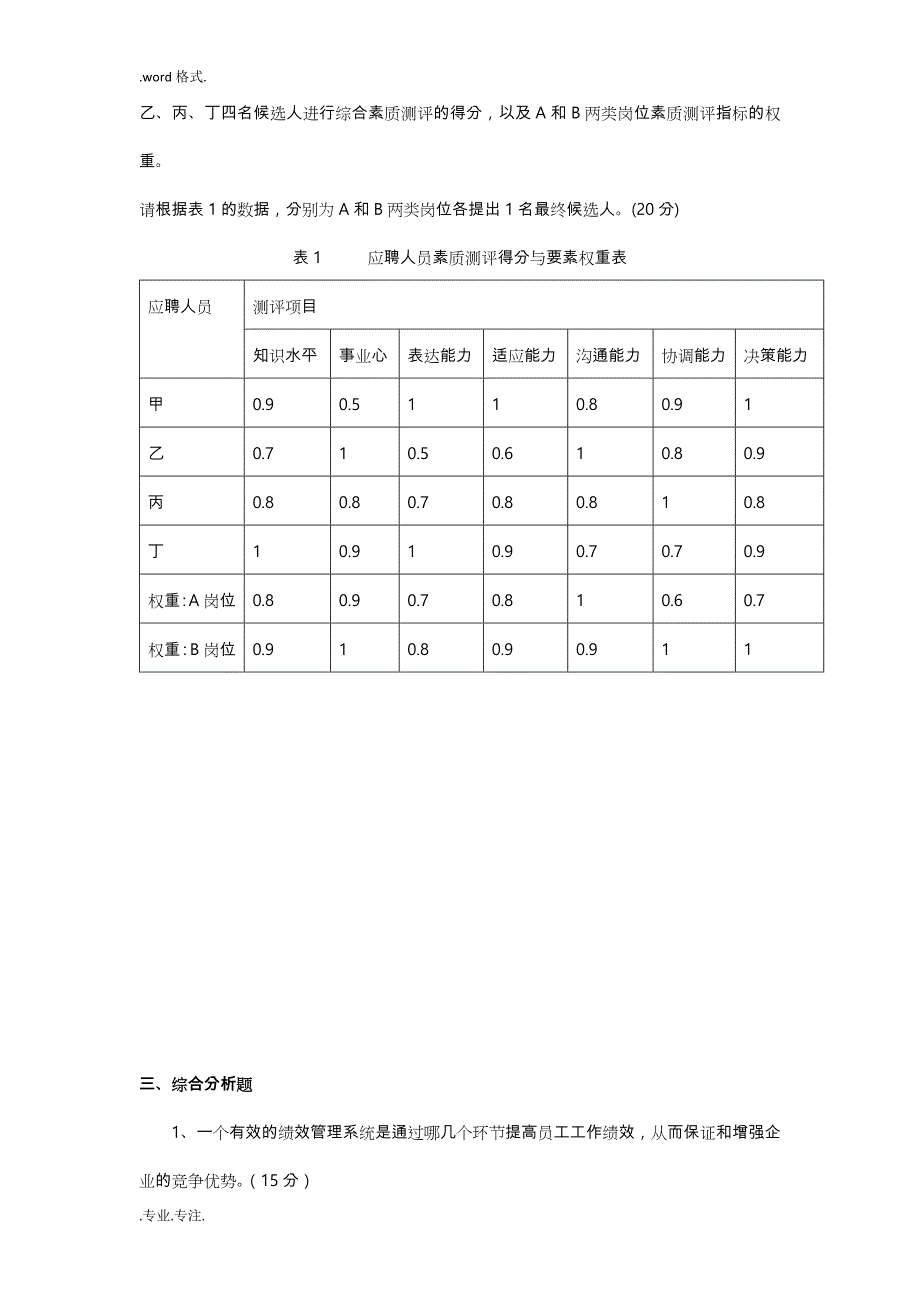 2016_2014三级人力资源管理师真题与答案_第2页