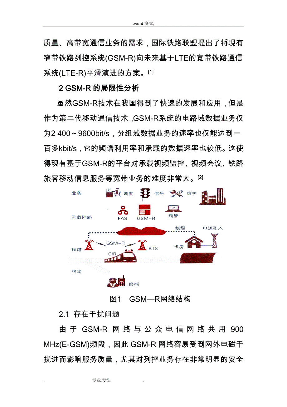 浅析铁路新一代无线通信技术LTE_R的应用与发展_第2页