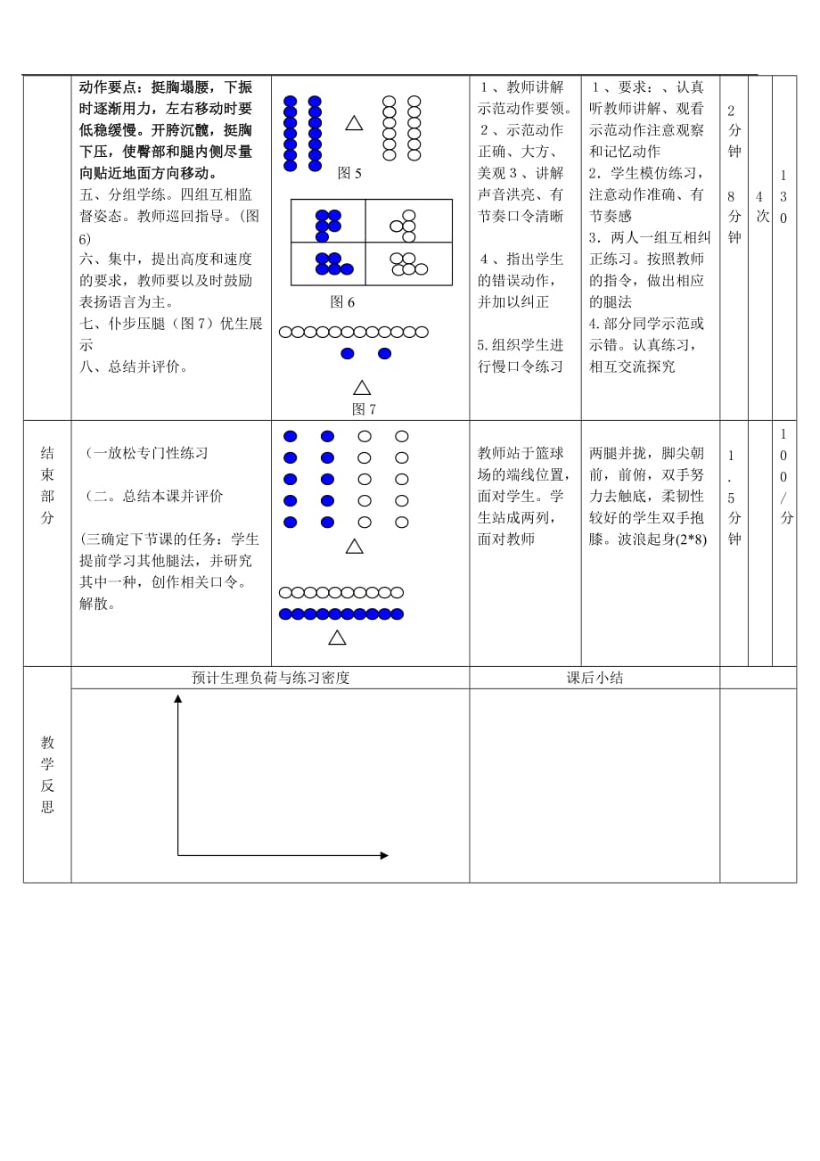 三年级体育教案武术仆步压腿_第2页