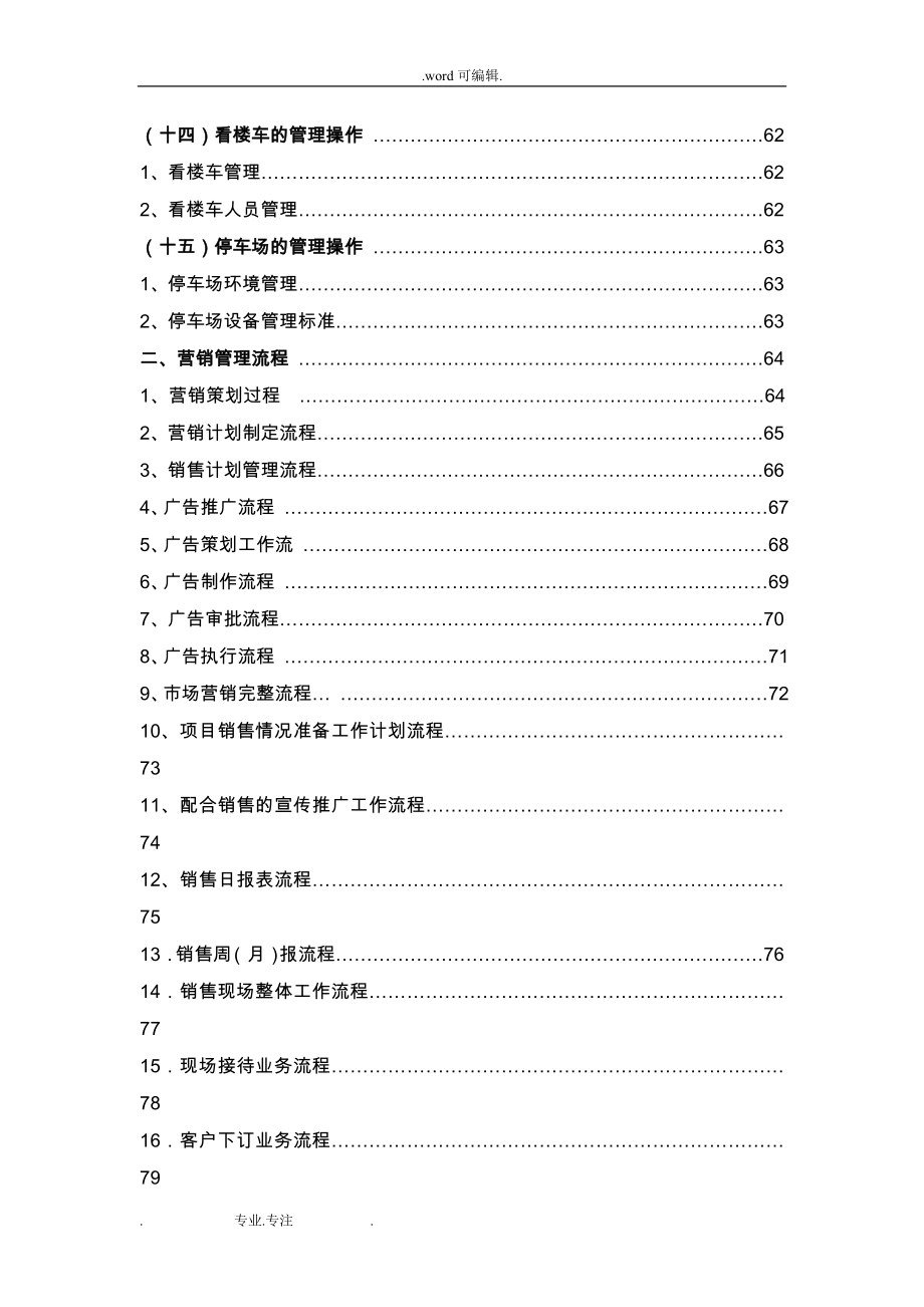 房地产营销管理制度、规范流程与表格(全)_第4页